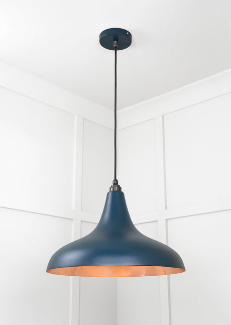 From The Anvil - Smooth Copper Frankley Pendant in Dusk | Sku. 49720SDU | Trade Door Handles.