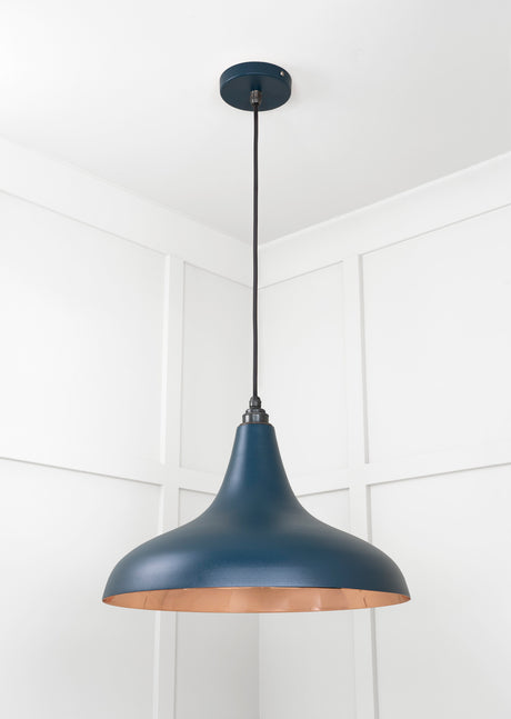 From The Anvil - Smooth Copper Frankley Pendant in Dusk | Sku. 49720SDU | Trade Door Handles.