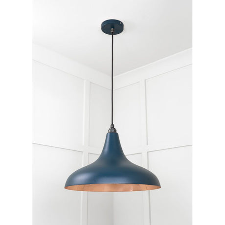 From The Anvil - Smooth Copper Frankley Pendant in Dusk | Sku. 49720SDU | Trade Door Handles.