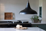 From The Anvil - Smooth Copper Frankley Pendant in Elan Black | Sku. 49720SEB | Trade Door Handles.