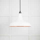 From The Anvil - Smooth Copper Frankley Pendant in Flock | Sku. 49720SF | Trade Door Handles.