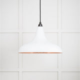 From The Anvil - Smooth Copper Frankley Pendant in Flock | Sku. 49720SF | Trade Door Handles.