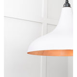 From The Anvil - Smooth Copper Frankley Pendant in Flock | Sku. 49720SF | Trade Door Handles.