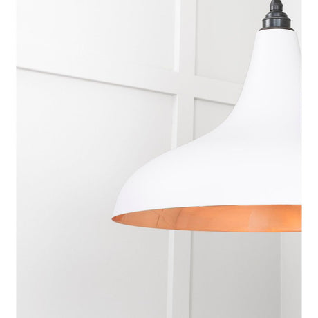 From The Anvil - Smooth Copper Frankley Pendant in Flock | Sku. 49720SF | Trade Door Handles.