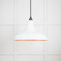 From The Anvil - Smooth Copper Frankley Pendant in Flock | Sku. 49720SF | Trade Door Handles.