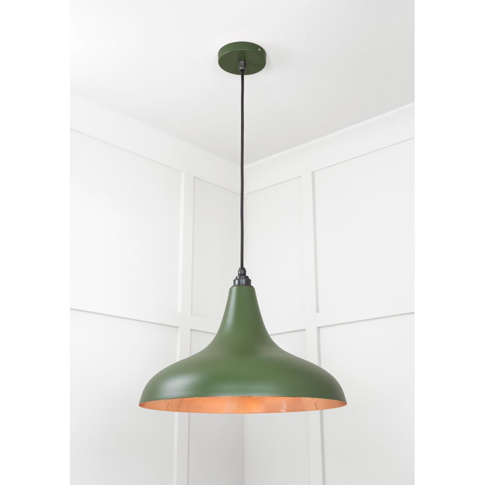 From The Anvil - Smooth Copper Frankley Pendant in Heath | Sku. 49720SH | Trade Door Handles.