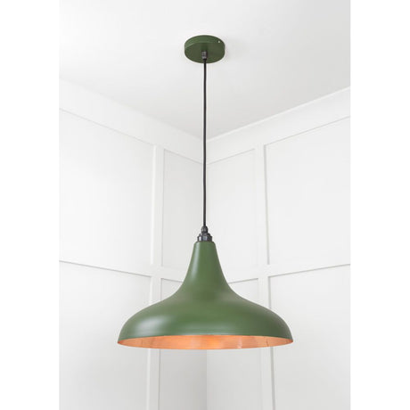 From The Anvil - Smooth Copper Frankley Pendant in Heath | Sku. 49720SH | Trade Door Handles.