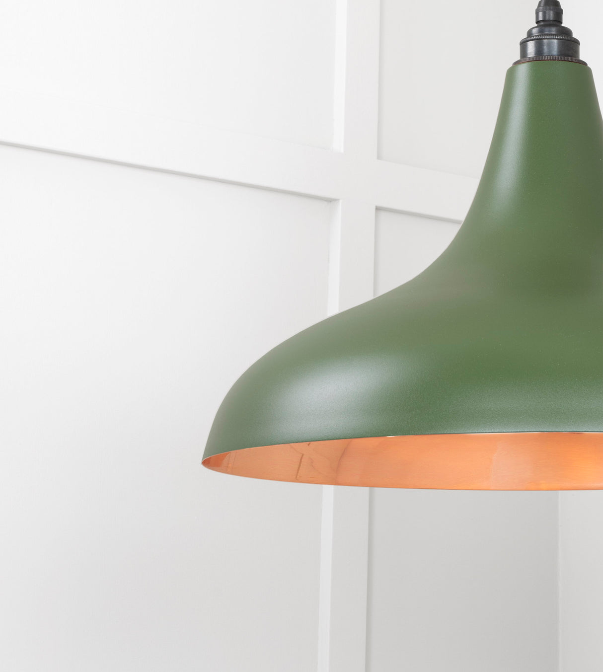 From The Anvil - Smooth Copper Frankley Pendant in Heath | Sku. 49720SH | Trade Door Handles.