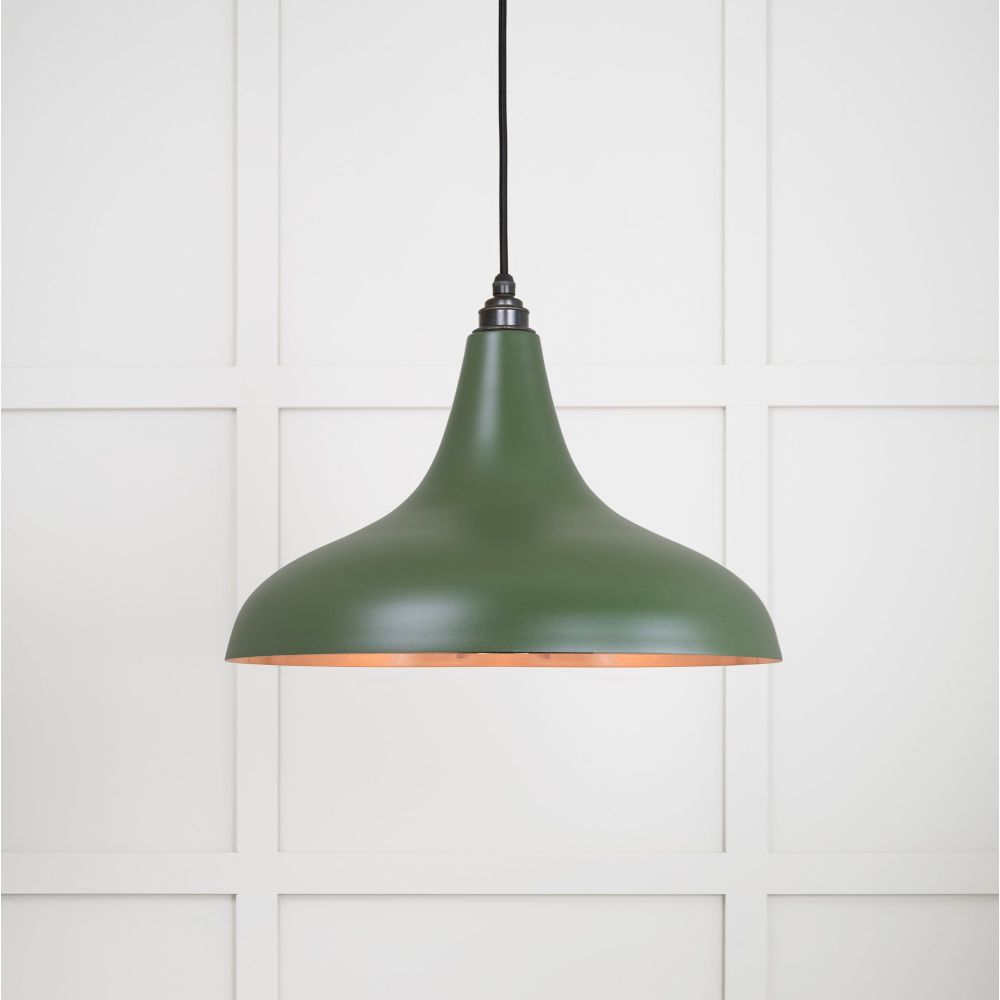 From The Anvil - Smooth Copper Frankley Pendant in Heath | Sku. 49720SH | Trade Door Handles.