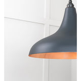 From The Anvil - Smooth Copper Frankley Pendant in Soot | Sku. 49720SSO | Trade Door Handles.