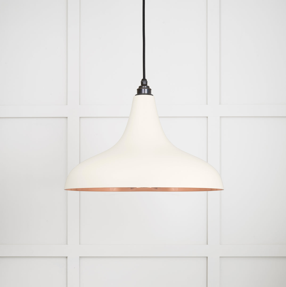 From The Anvil - Smooth Copper Frankley Pendant in Teasel | Sku. 49720STE | Trade Door Handles.