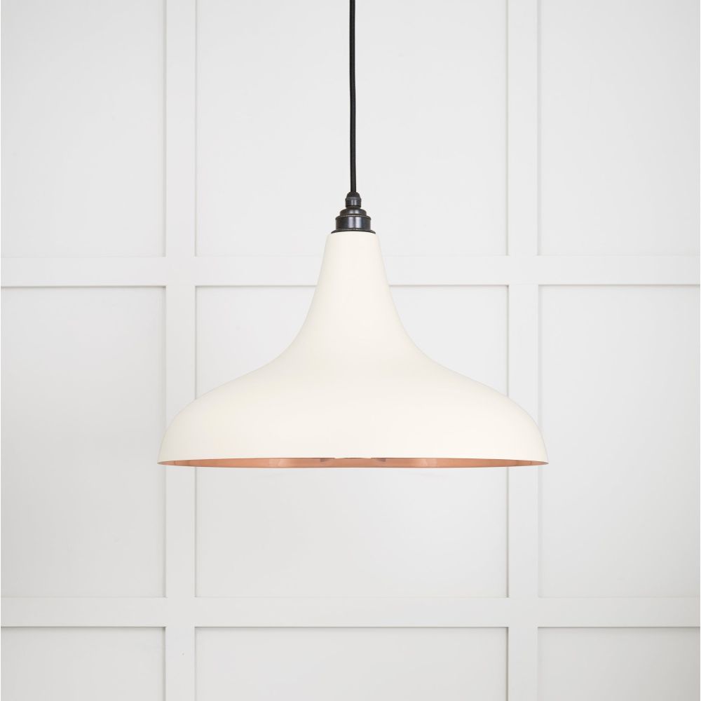 From The Anvil - Smooth Copper Frankley Pendant in Teasel | Sku. 49720STE | Trade Door Handles.