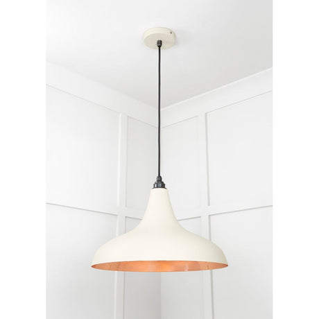 From The Anvil - Smooth Copper Frankley Pendant in Teasel | Sku. 49720STE | Trade Door Handles.