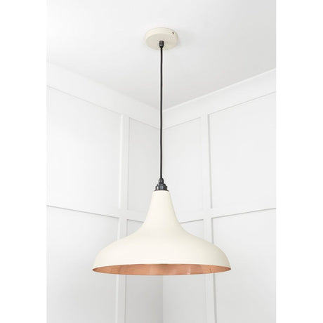 From The Anvil - Smooth Copper Frankley Pendant in Teasel | Sku. 49720STE | Trade Door Handles.
