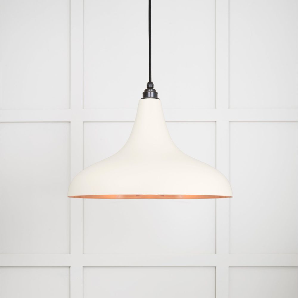 From The Anvil - Smooth Copper Frankley Pendant in Teasel | Sku. 49720STE | Trade Door Handles.