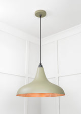 From The Anvil - Smooth Copper Frankley Pendant in Tump | Sku. 49720STU | Trade Door Handles.