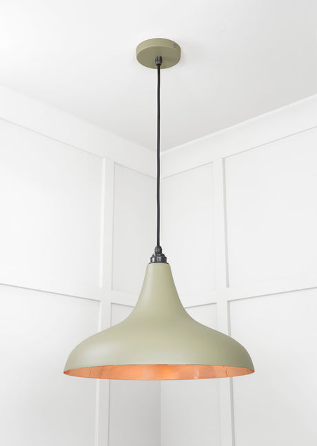 From The Anvil - Smooth Copper Frankley Pendant in Tump | Sku. 49720STU | Trade Door Handles.
