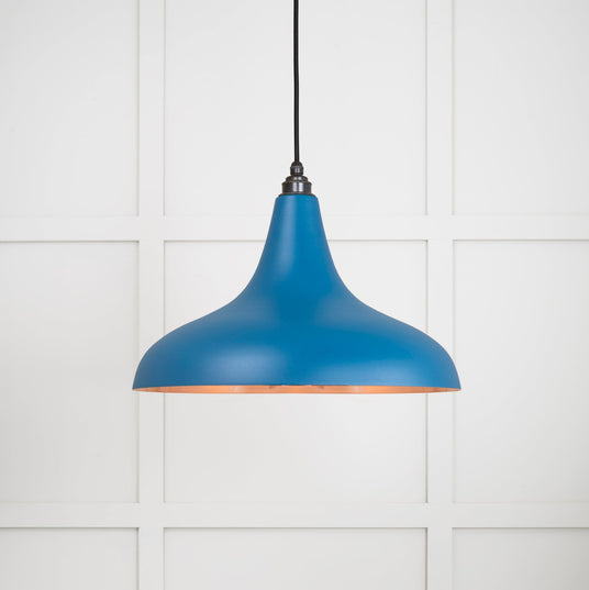 Image showing Pendant light in blue made by From the Anvil
