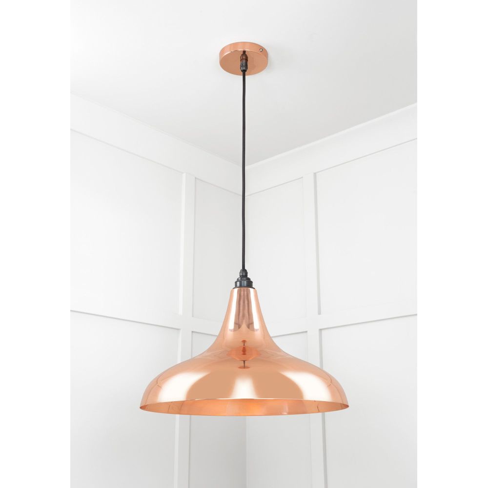 From The Anvil - Smooth Copper Frankley Pendant | Sku. 49720 | Trade Door Handles.