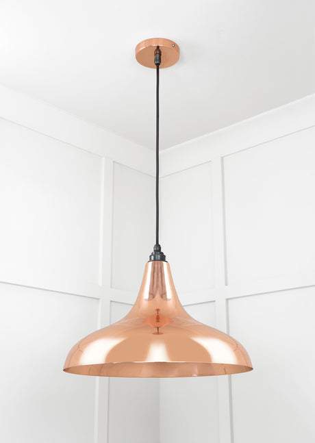 From The Anvil - Smooth Copper Frankley Pendant | Sku. 49720 | Trade Door Handles.