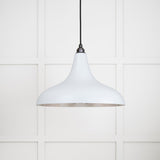 From The Anvil - Smooth Nickel Frankley Pendant in Birch | Sku. 49721SBI | Trade Door Handles.