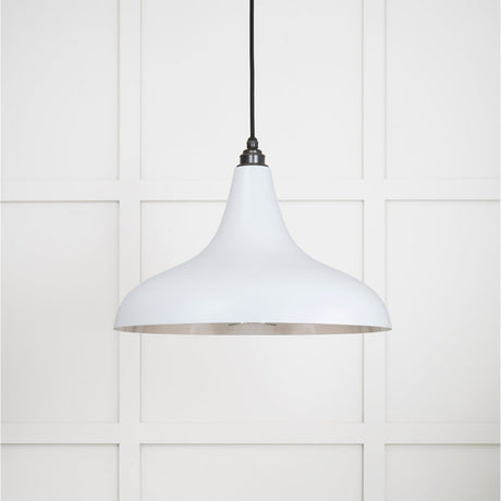 From The Anvil - Smooth Nickel Frankley Pendant in Birch | Sku. 49721SBI | Trade Door Handles.