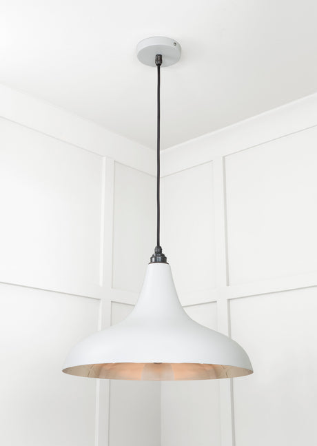 From The Anvil - Smooth Nickel Frankley Pendant in Birch | Sku. 49721SBI | Trade Door Handles.