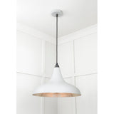 From The Anvil - Smooth Nickel Frankley Pendant in Birch | Sku. 49721SBI | Trade Door Handles.