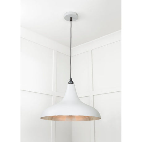 From The Anvil - Smooth Nickel Frankley Pendant in Birch | Sku. 49721SBI | Trade Door Handles.
