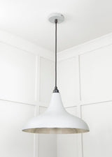 From The Anvil - Smooth Nickel Frankley Pendant in Birch | Sku. 49721SBI | Trade Door Handles.