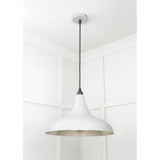 From The Anvil - Smooth Nickel Frankley Pendant in Birch | Sku. 49721SBI | Trade Door Handles.