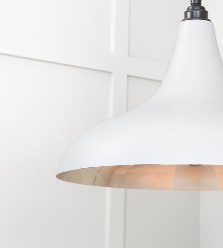 From The Anvil - Smooth Nickel Frankley Pendant in Birch | Sku. 49721SBI | Trade Door Handles.
