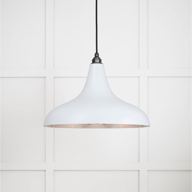 From The Anvil - Smooth Nickel Frankley Pendant in Birch | Sku. 49721SBI | Trade Door Handles.