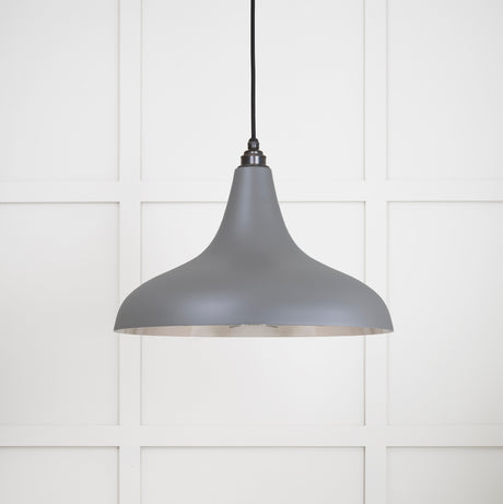 From The Anvil - Smooth Nickel Frankley Pendant in Bluff | Sku. 49721SBL | Trade Door Handles.
