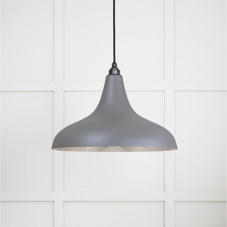 From The Anvil - Smooth Nickel Frankley Pendant in Bluff | Sku. 49721SBL | Trade Door Handles.