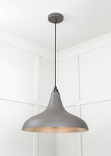 From The Anvil - Smooth Nickel Frankley Pendant in Bluff | Sku. 49721SBL | Trade Door Handles.