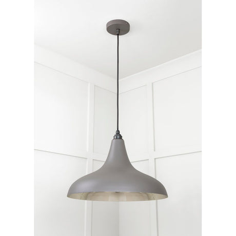 From The Anvil - Smooth Nickel Frankley Pendant in Bluff | Sku. 49721SBL | Trade Door Handles.