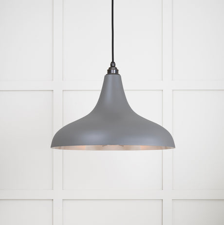 From The Anvil - Smooth Nickel Frankley Pendant in Bluff | Sku. 49721SBL | Trade Door Handles.