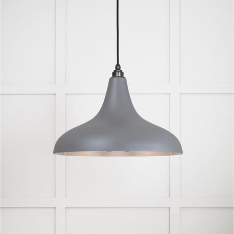 From The Anvil - Smooth Nickel Frankley Pendant in Bluff | Sku. 49721SBL | Trade Door Handles.