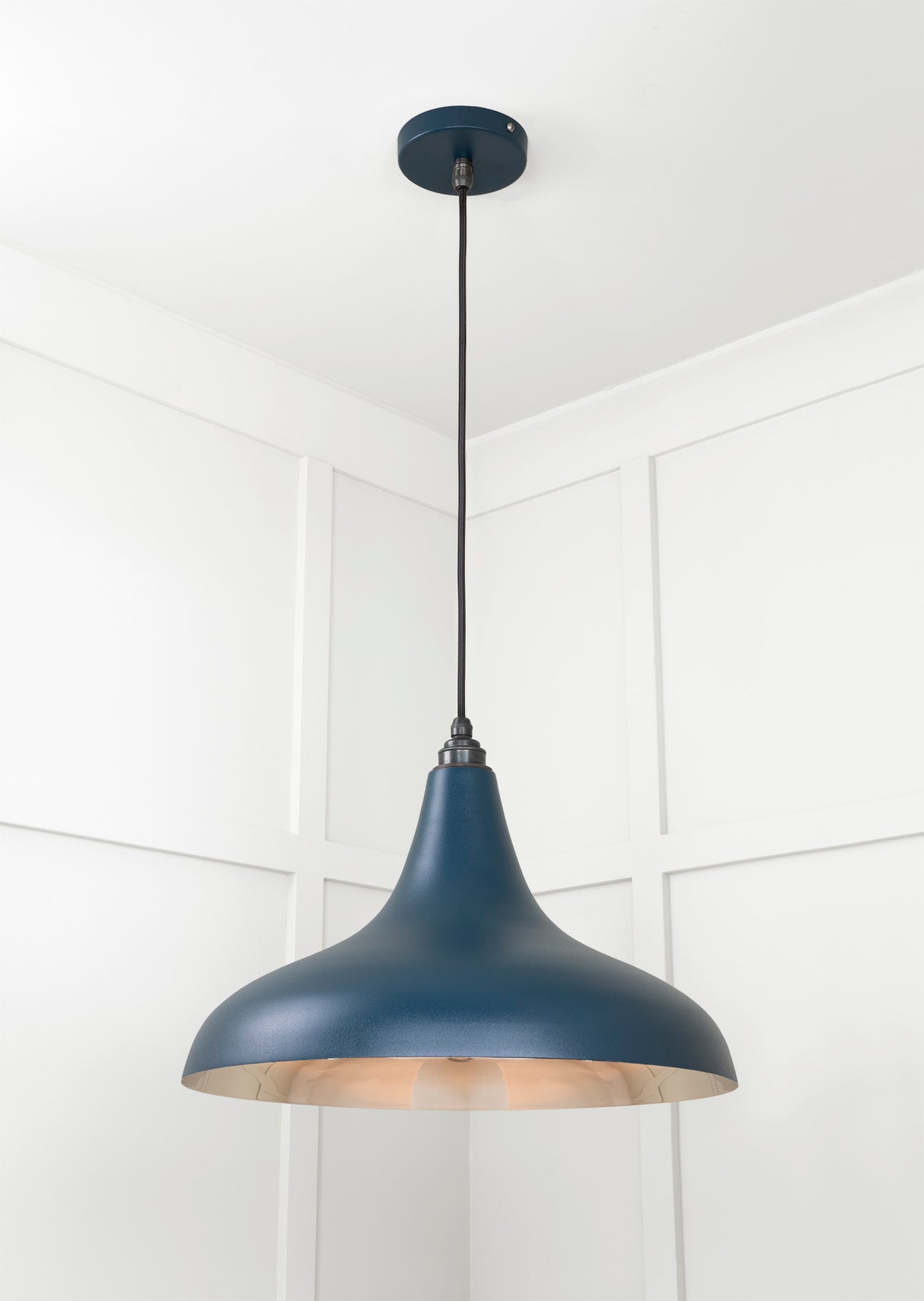 From The Anvil - Smooth Nickel Frankley Pendant in Dusk | Sku. 49721SDU | Trade Door Handles.