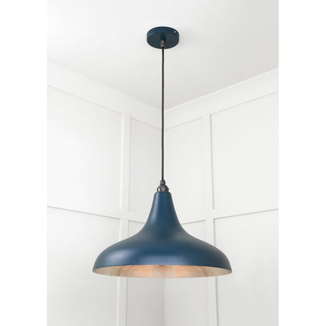 From The Anvil - Smooth Nickel Frankley Pendant in Dusk | Sku. 49721SDU | Trade Door Handles.