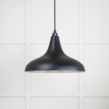 From The Anvil - Smooth Nickel Frankley Pendant in Elan Black | Sku. 49721SEB | Trade Door Handles.