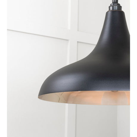 From The Anvil - Smooth Nickel Frankley Pendant in Elan Black | Sku. 49721SEB | Trade Door Handles.