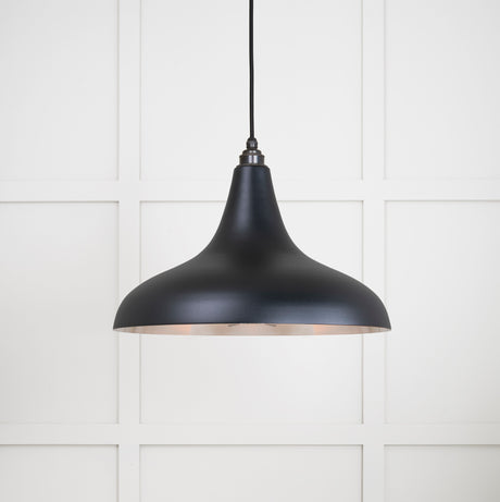 From The Anvil - Smooth Nickel Frankley Pendant in Elan Black | Sku. 49721SEB | Trade Door Handles.