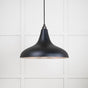 From The Anvil - Smooth Nickel Frankley Pendant in Elan Black | Sku. 49721SEB | Trade Door Handles.