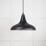 From The Anvil - Smooth Nickel Frankley Pendant in Elan Black | Sku. 49721SEB | Trade Door Handles.
