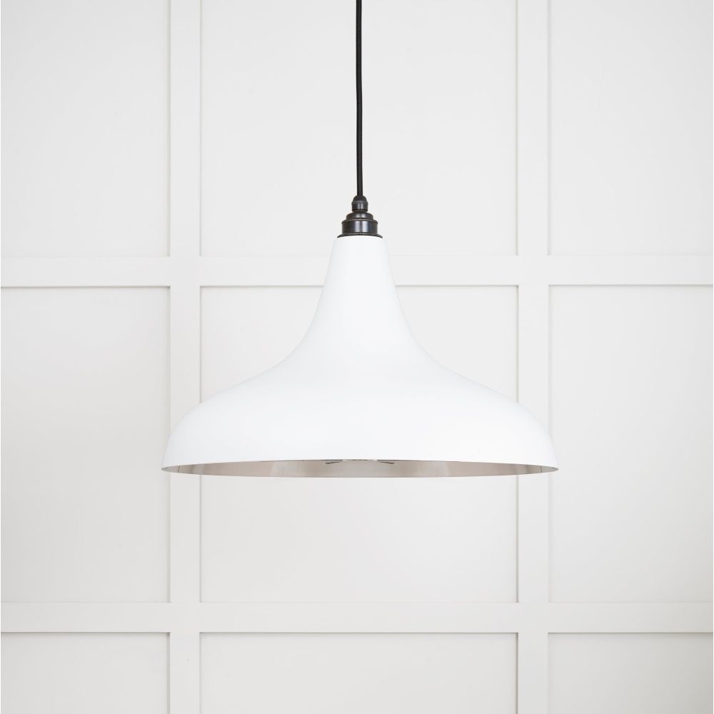 From The Anvil - Smooth Nickel Frankley Pendant in Flock | Sku. 49721SF | Trade Door Handles.