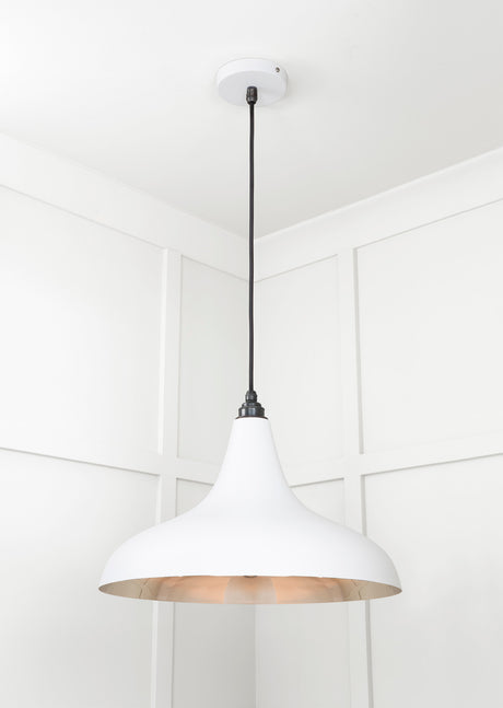 From The Anvil - Smooth Nickel Frankley Pendant in Flock | Sku. 49721SF | Trade Door Handles.
