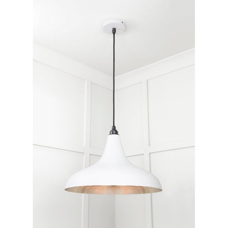 From The Anvil - Smooth Nickel Frankley Pendant in Flock | Sku. 49721SF | Trade Door Handles.
