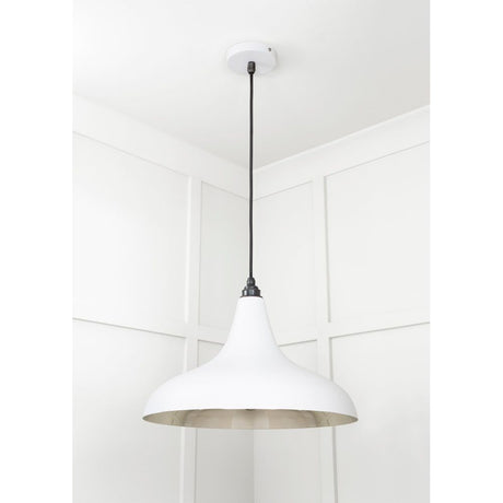 From The Anvil - Smooth Nickel Frankley Pendant in Flock | Sku. 49721SF | Trade Door Handles.